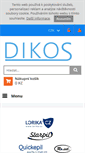 Mobile Screenshot of dikos-kosmetika.cz